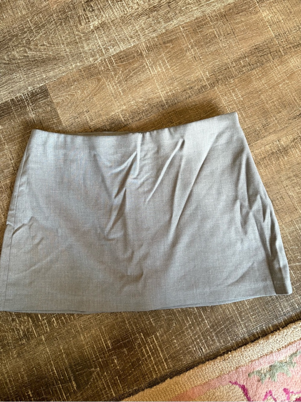 Abercrombie & Fitch Light Gray Mini Skort